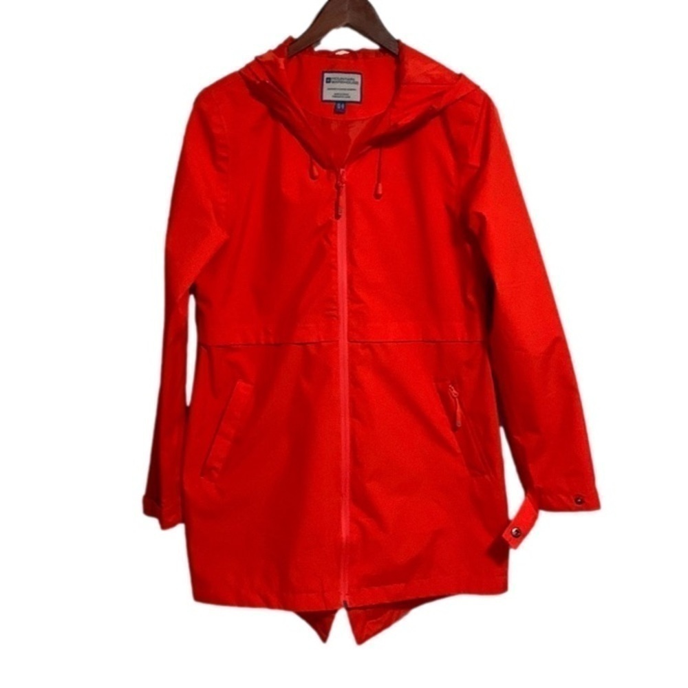 Mountain Warehouse Hilltop II Womens Waterproof Jacket Size 4 Orange